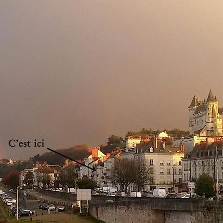 Apartamento T2 vue sur Loire local vélo Saumur Exterior foto