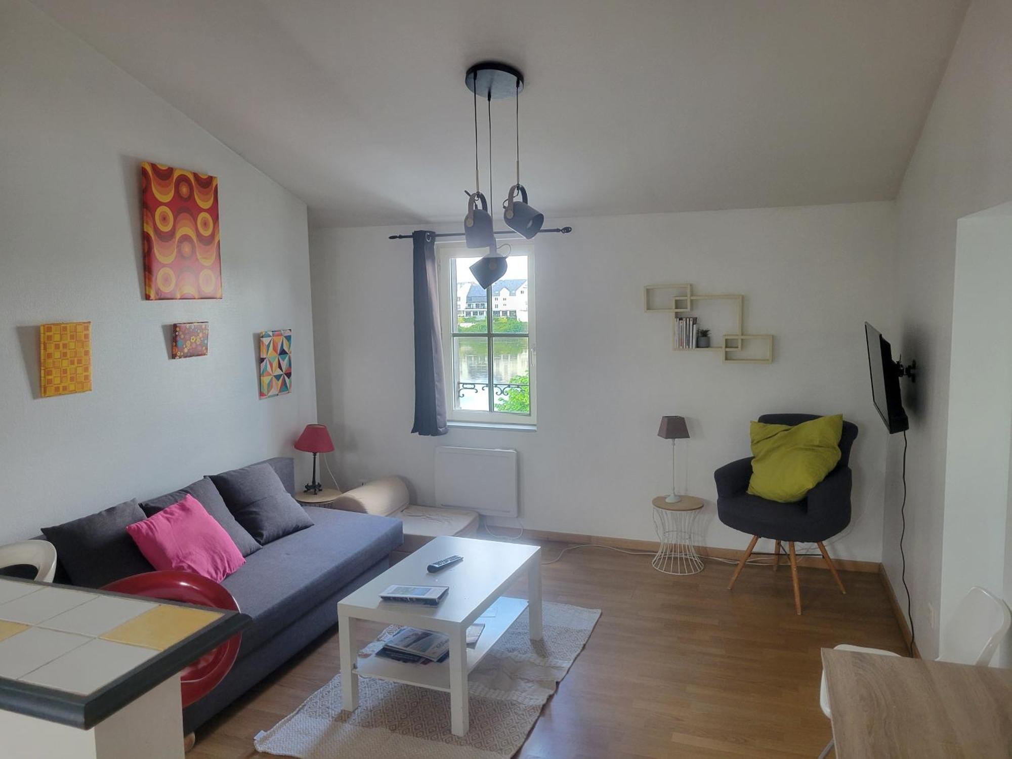 Apartamento T2 vue sur Loire local vélo Saumur Exterior foto